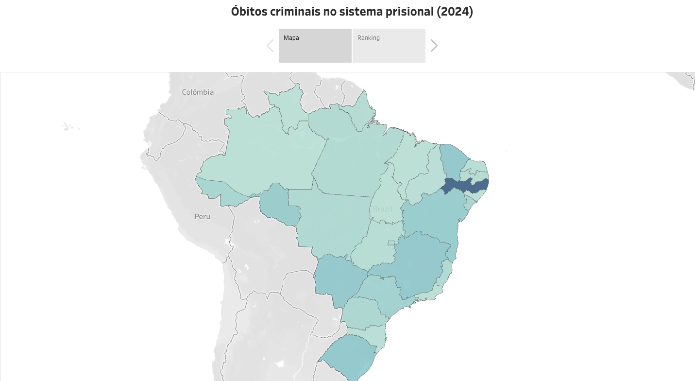 Conjunto de visualizações interativas sobre segurança pública em Pernambuco